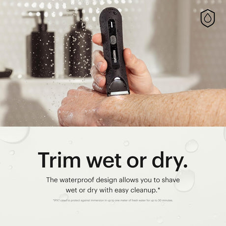 MANSCAPED Lawn Mower 3.0 Plus – Waterproof Groin & Body Trimmer Mens Gift Set NBHS