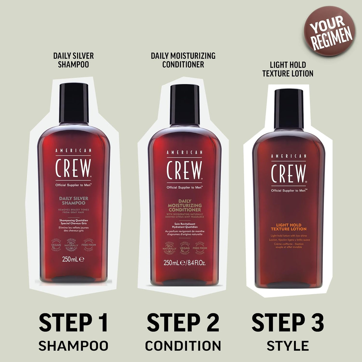 American Crew Daily Silver Shampoo – 250ml