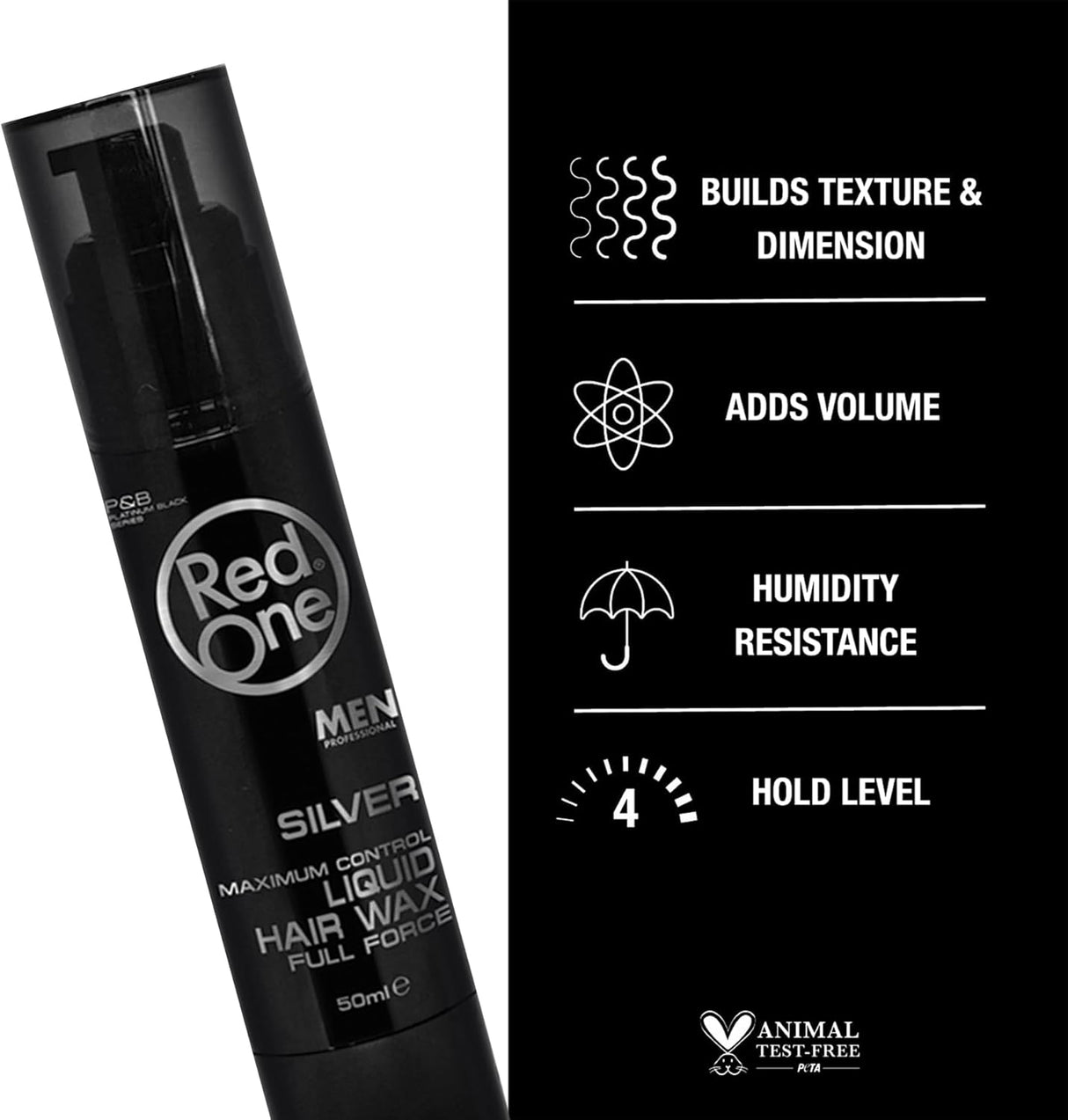 3x RedOne Liquid Hair Wax (Silver)