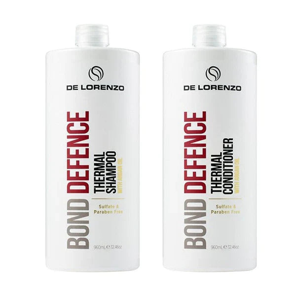 De Lorenzo Bond Defence Thermal Shampoo & Conditioner 960ML Bundle