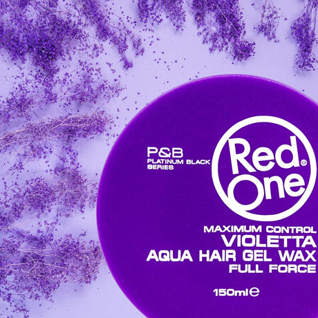 2 x RedOne Purple Aqua Hair Styling Wax Full Force | 150 ml | Red One Wax