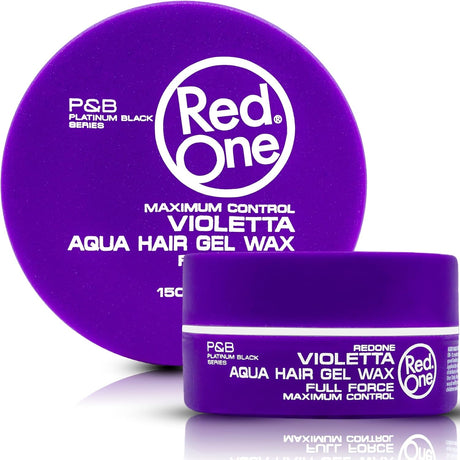 3 x RedOne Purple Aqua Hair Styling Wax Full Force | 150 ml | Red One Wax