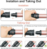 NBHS 3-in-1 Ceramic Curling Iron Set – Interchangeable Curlers for Curls