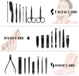 NBHS 24-in-1 Manicure & Pedicure Kit – Stainless Steel Grooming Set