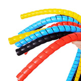 Heavy-Duty Spiral Wrap Flexible Plastic Cable Sleeve Hose Protector