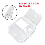 Baoblade Yellow Sharps Bin Needle Blade Waste Disposal Container With Locking Lid 1.0L