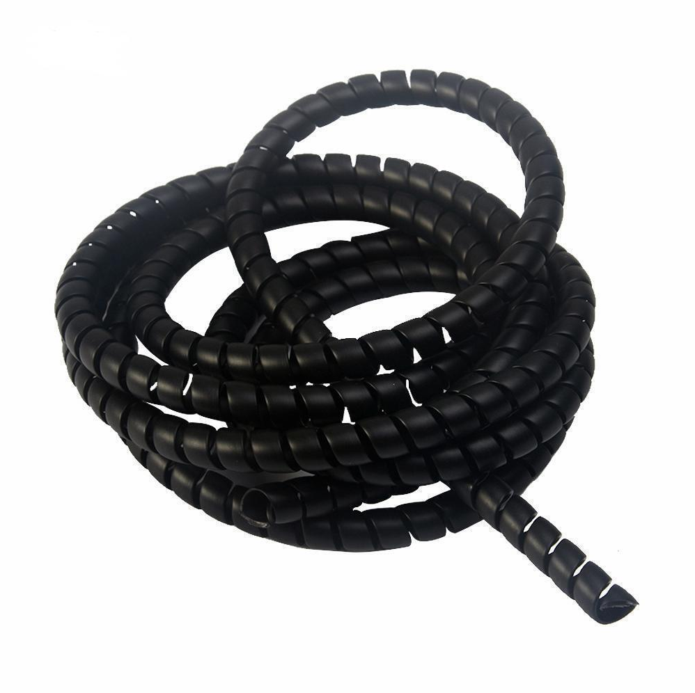 Heavy-Duty Spiral Wrap Flexible Plastic Cable Sleeve Hose Protector