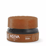 3x Agiva Styling Hair Wax 07 Pomade 155ml - Brown