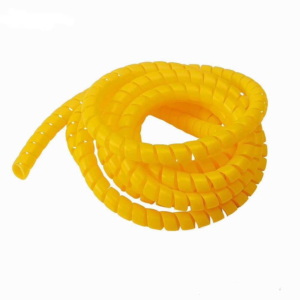 Heavy-Duty Spiral Wrap Flexible Plastic Cable Sleeve Hose Protector