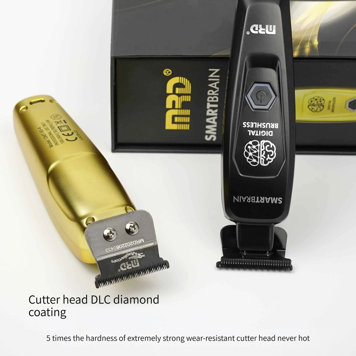 MRD Pro Smart Brain Digital Brushless Trimmer – Black