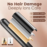 NBHS 5-in-1 Curling Wand Set – Instant Heat Curling Iron Kit (Black)