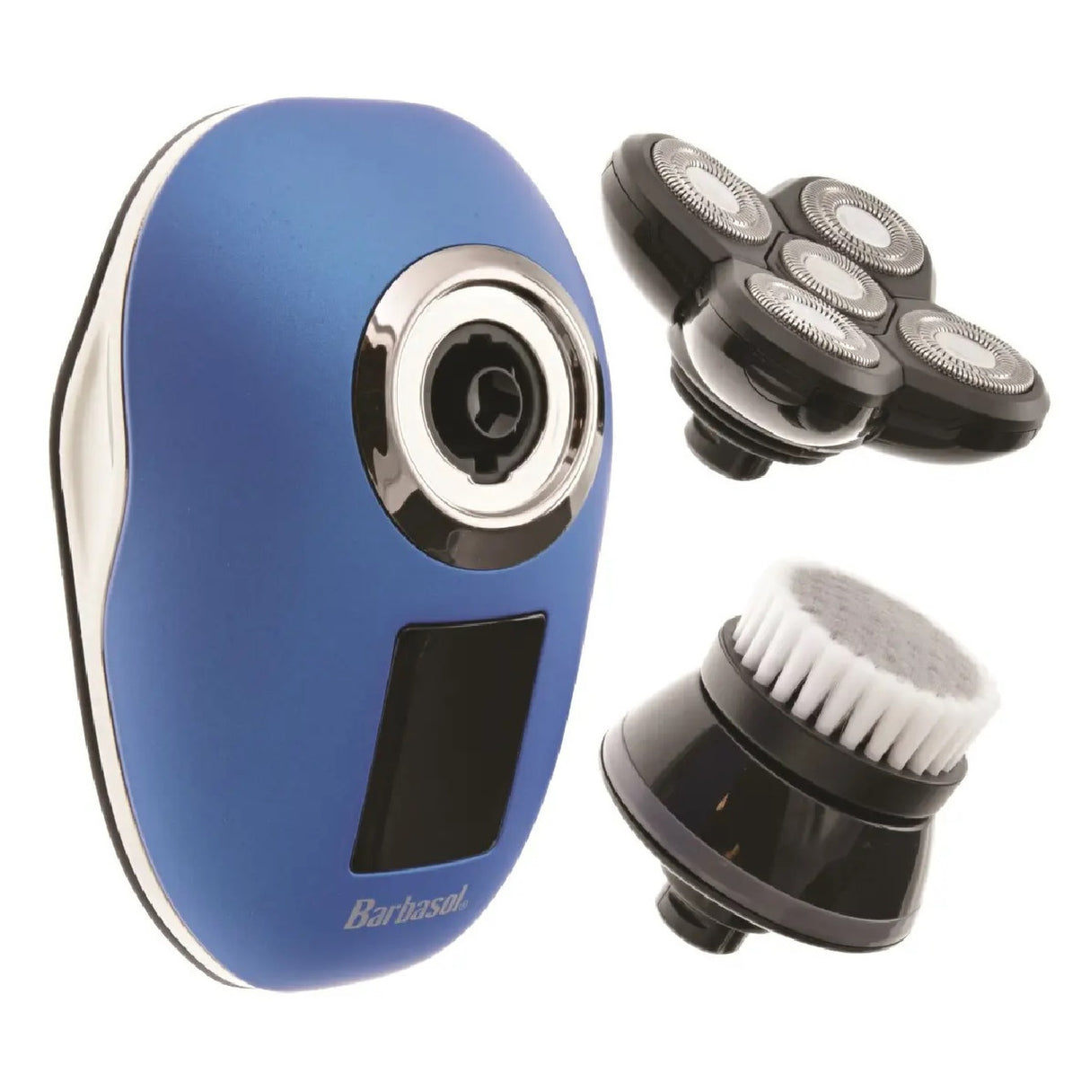 Barbasol Electric Shaver Rechargeable LCD Head Set