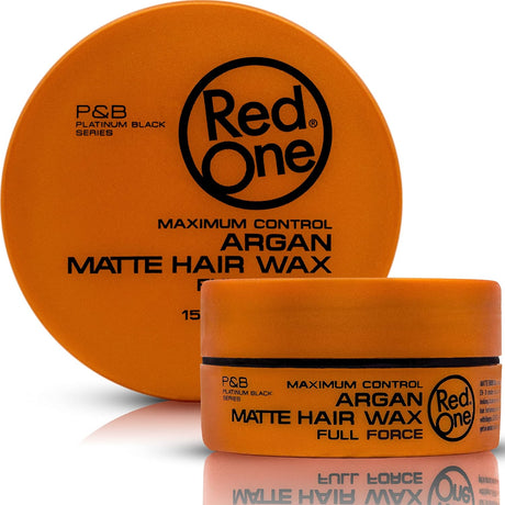 2 x RedOne Argan Matte Hair Styling Wax Full Force | 150 ml | Red One Wax