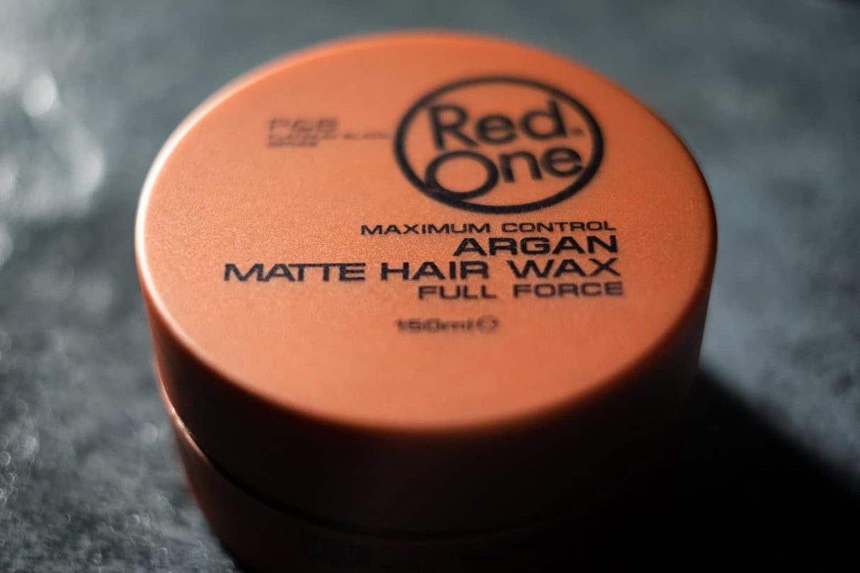 2 x RedOne Argan Matte Hair Styling Wax Full Force | 150 ml | Red One Wax