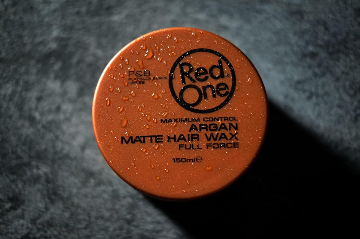 2 x RedOne Argan Matte Hair Styling Wax Full Force | 150 ml | Red One Wax