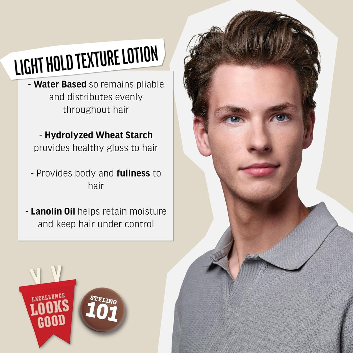 American Crew Light Hold Texture Lotion – 250ml