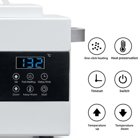Digital Wax Heater Epilation Hair Removal Waxing Machine – 1.5L Capacity