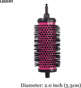 NBHS Round Hair Brush Set – 1 Handle + 5 Detachable 5.4cm Rollers