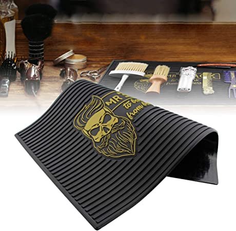 Barber Mr. Black Barber Tools Mat Bearded Skull