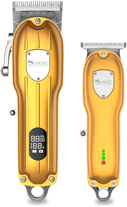 NBHS Hair Clippers For Men Professional Beard Trimmer Cordless Hair Cutting Grooming Kit