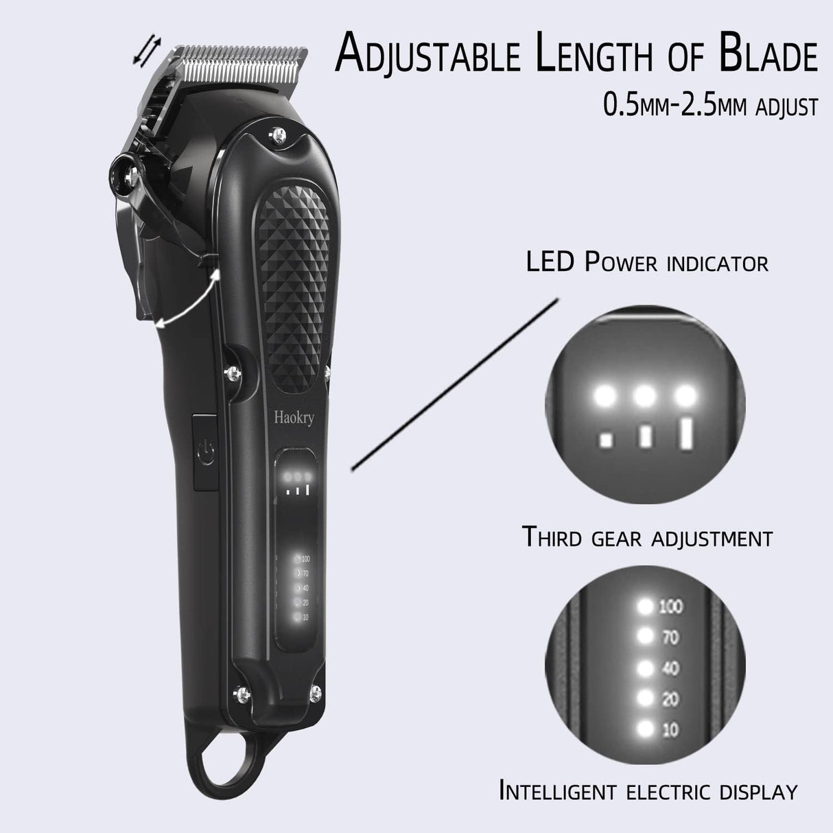 NBHS Barber Professional Hair Clippers for Men