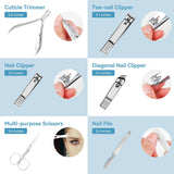 NBHS 26-in-1 Manicure & Pedicure Set – Stainless Steel Grooming Kit