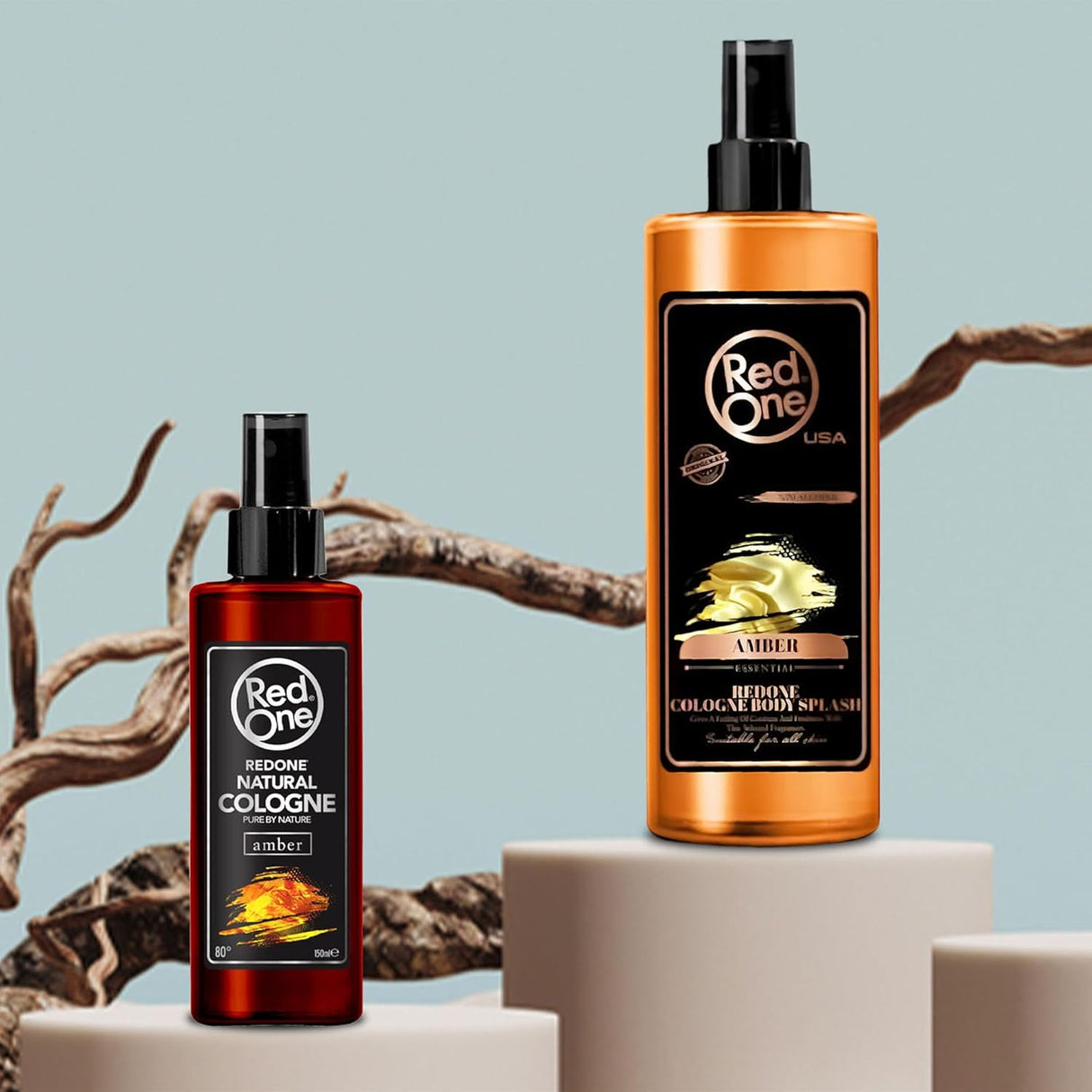 RedOne Aftershave Cologne Amber 400ml – Barber Aftershave