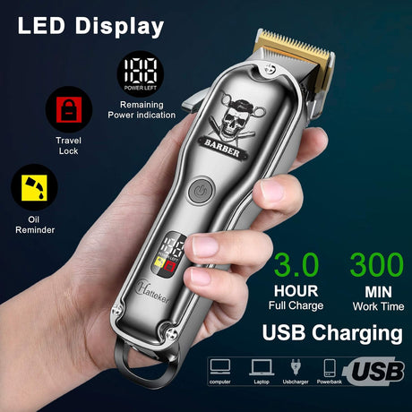 NBHS Hair Affordable Hair Clippers for Men Waterproof Cordless