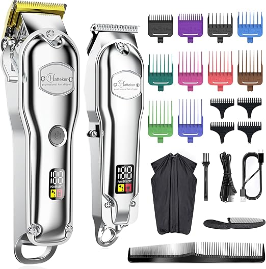NBHS Hair Clippers For Men IPX7 Waterproof Cordless Barber Clipper for Hair Cutting Kit