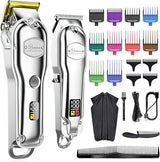 NBHS Hair Clippers For Men IPX7 Waterproof Cordless Barber Clipper for Hair Cutting Kit