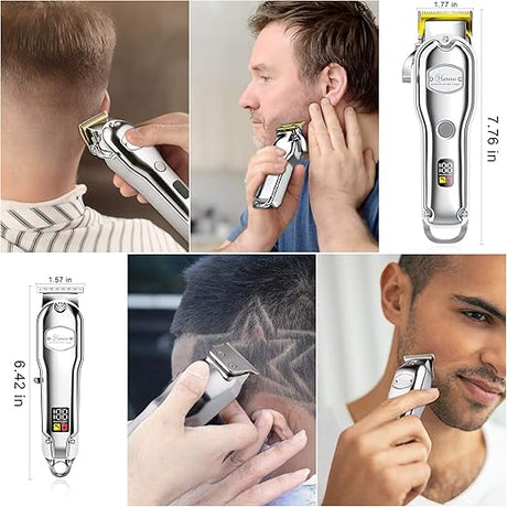 NBHS Hair Clippers For Men IPX7 Waterproof Cordless Barber Clipper for Hair Cutting Kit