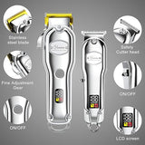 NBHS Hair Clippers For Men IPX7 Waterproof Cordless Barber Clipper for Hair Cutting Kit