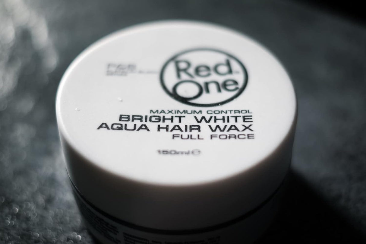 6x RedOne White Hairstyling Wax full force Red One 150ml