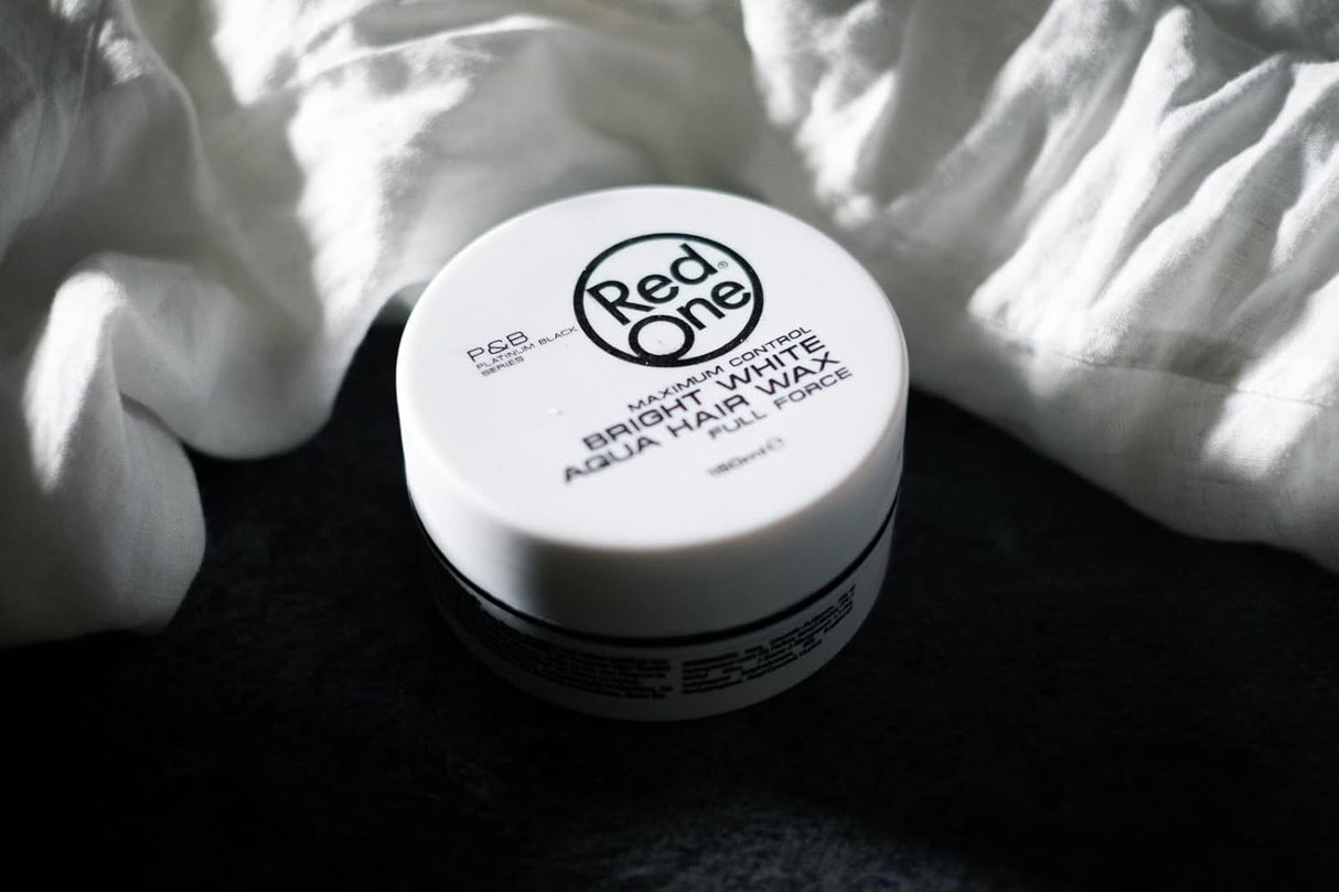 6x RedOne White Hairstyling Wax full force Red One 150ml