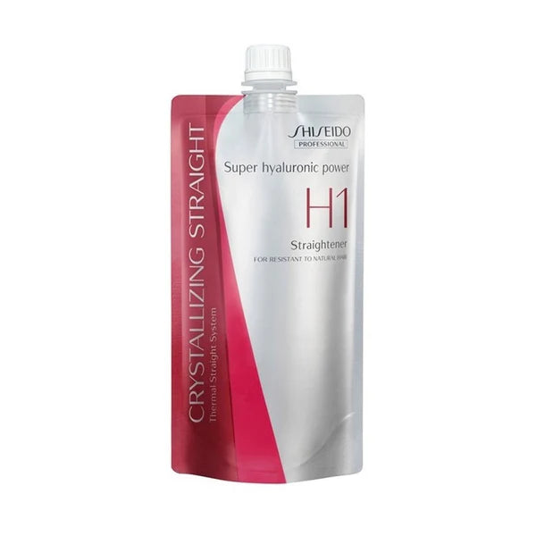 Shiseido Crystallizing Straight H1 - 400g for Professional Hair Straightening
