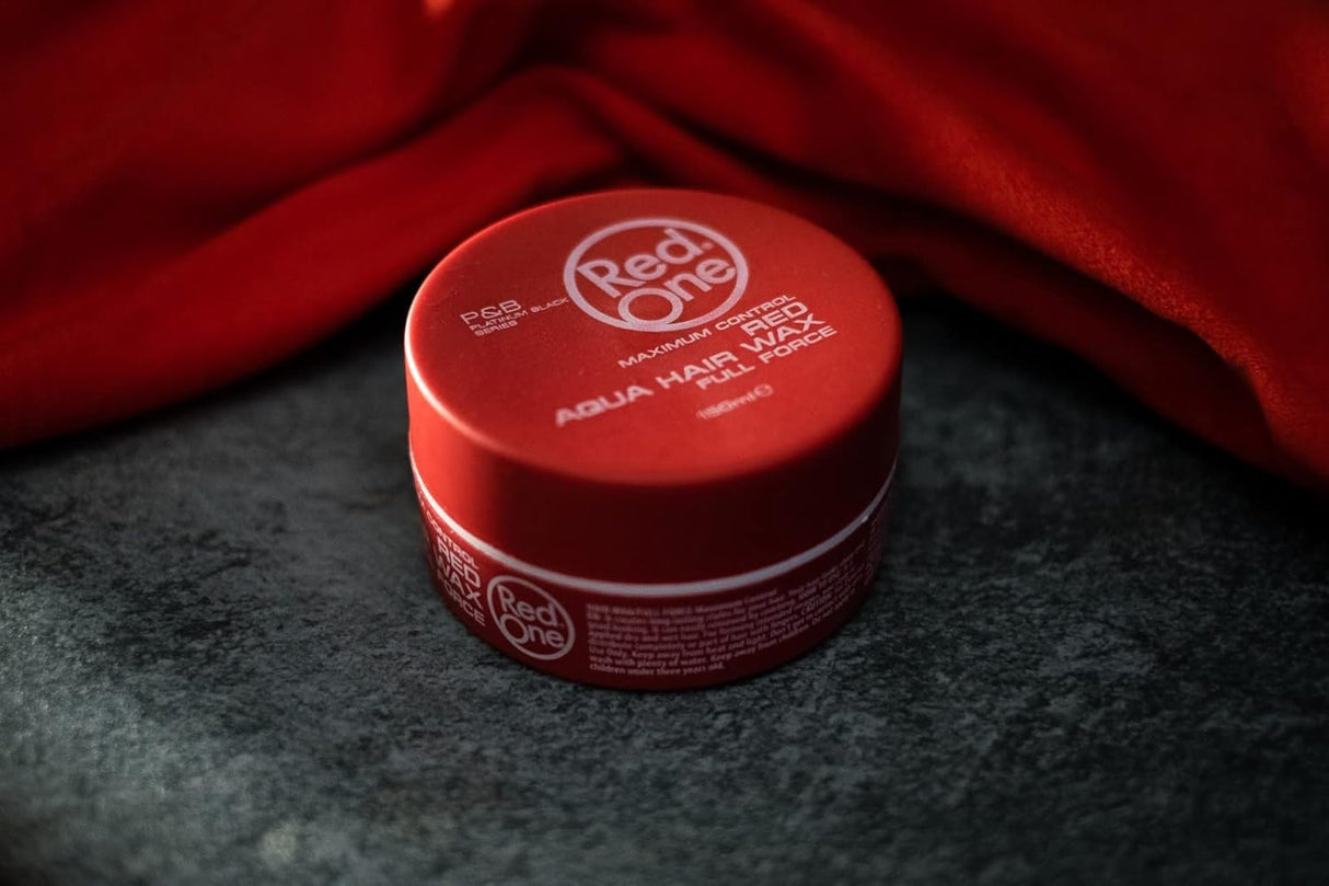 3 x RedOne Red Aqua Hair Styling Wax Full Force | 150 ml | Red One Wax