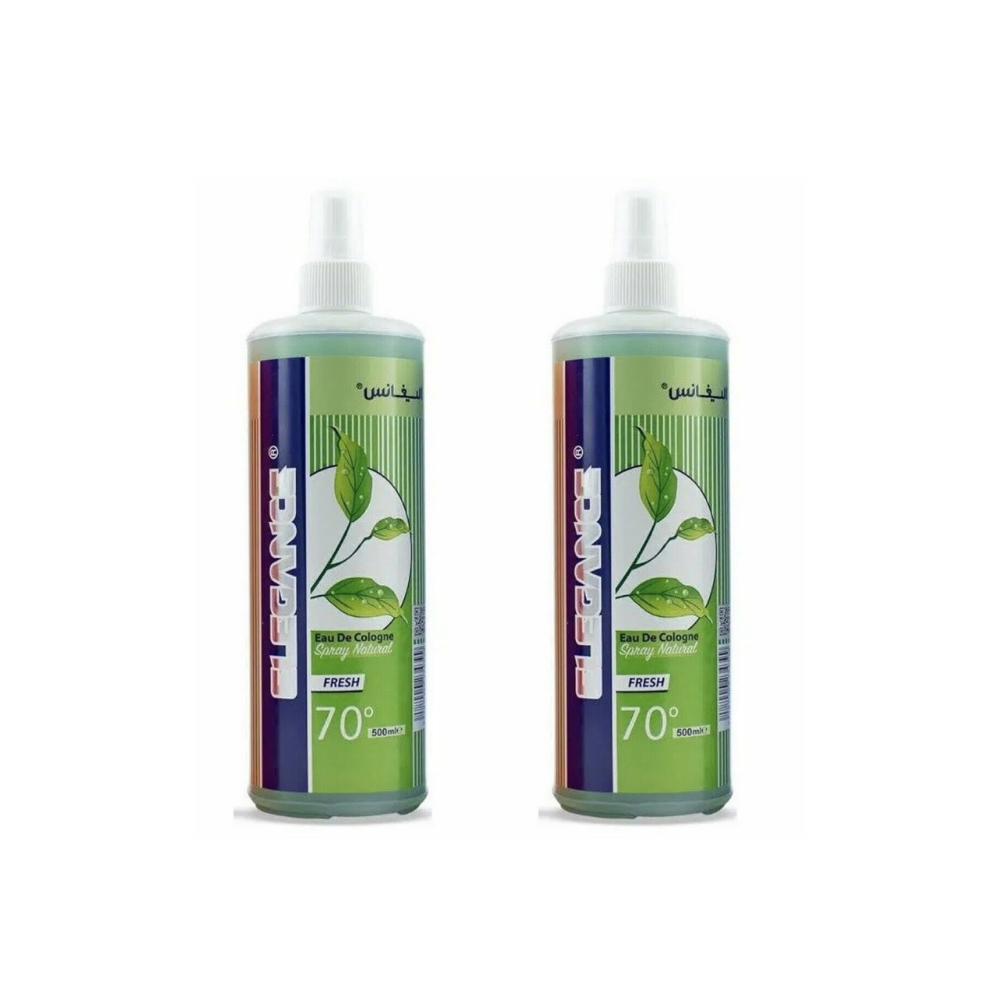 3x Elegance Aftershave Cologne 250ml Natural Spray Fresh Barber Salon After Shave