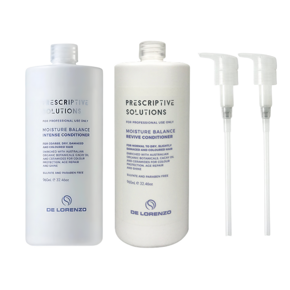 De Lorenzo Moisture Balance Shampoo 960 Ml And ReviveConditioner 960 Ml Bundle