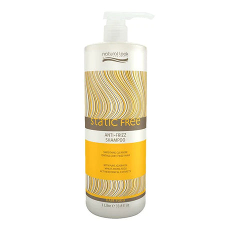 Natural Look Static Free Anti Frizz Shampoo & Conditioner 1L Bundle