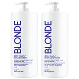 Hi Lift Blonde Zero Yellow Pure Shampoo and Conditioner – 1L Duo