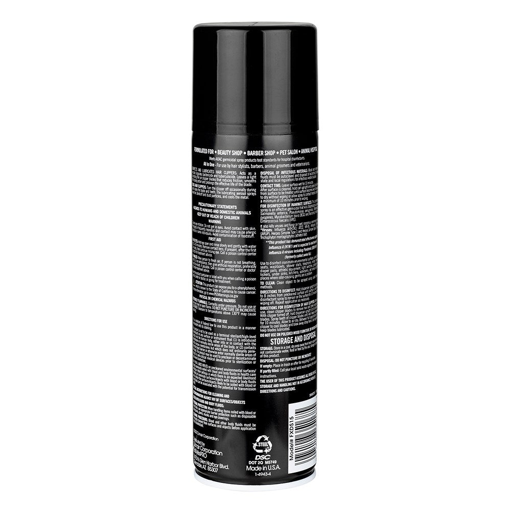 BaBylissPRO All In One Barber Disinfectant Clipper Spray 439g