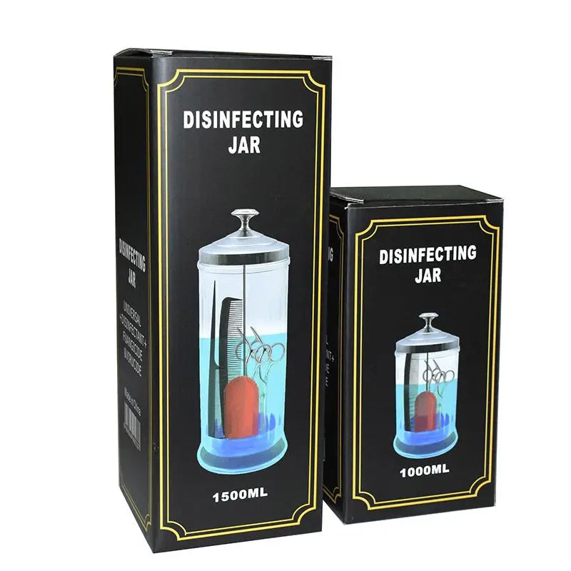 Universal Barber Disinfectant Jar 1500ml Professional Grade