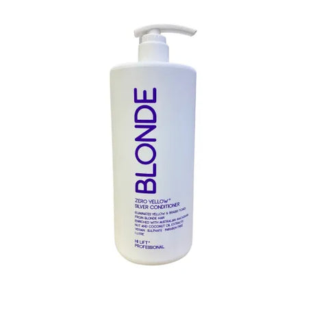 Hi Lift Blonde Zero Yellow Pure Shampoo and Conditioner – 1L Duo