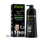 Dexe Black Hair Shampoo – 400ml | 5-Minute Hair Dye with No Color Residue