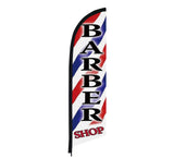 Barber Shop Flag Banner 3.4m Full Set + Bag