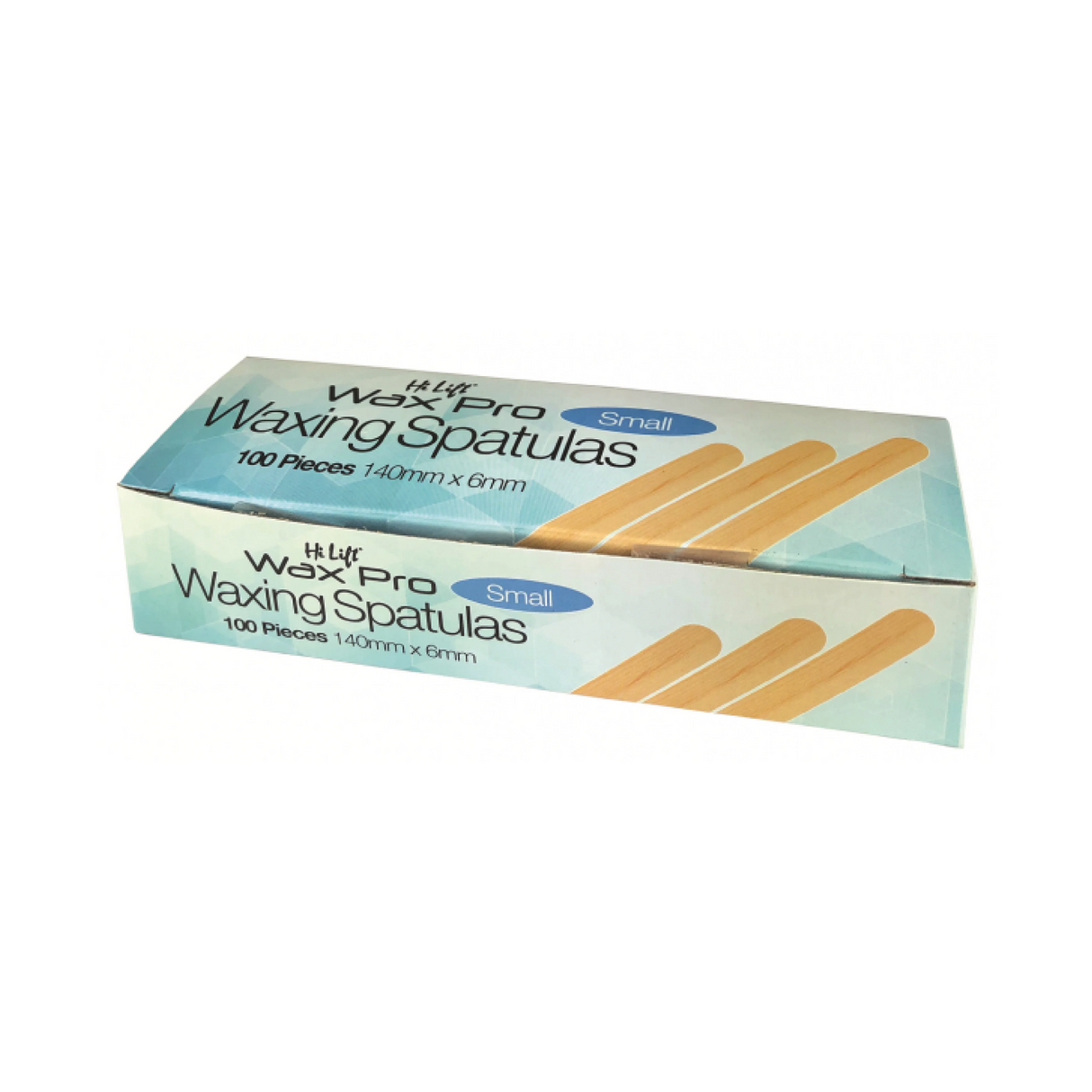 Hi Lift Wax Pro Small Wooden Waxing Spatula - 100 Pcs