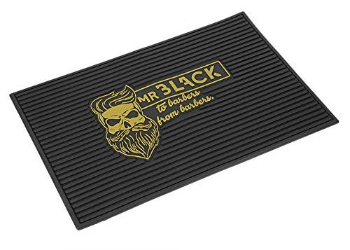 Barber Mr. Black Barber Tools Mat Bearded Skull