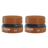 3x Agiva Styling Hair Wax 07 Pomade 155ml - Brown