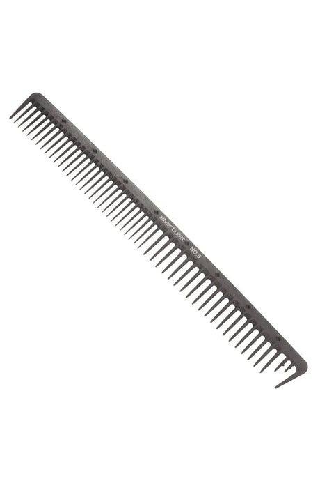 Silver Bullet Professional Carbon Wide Teeth Hair Comb - Anti-Static Styling