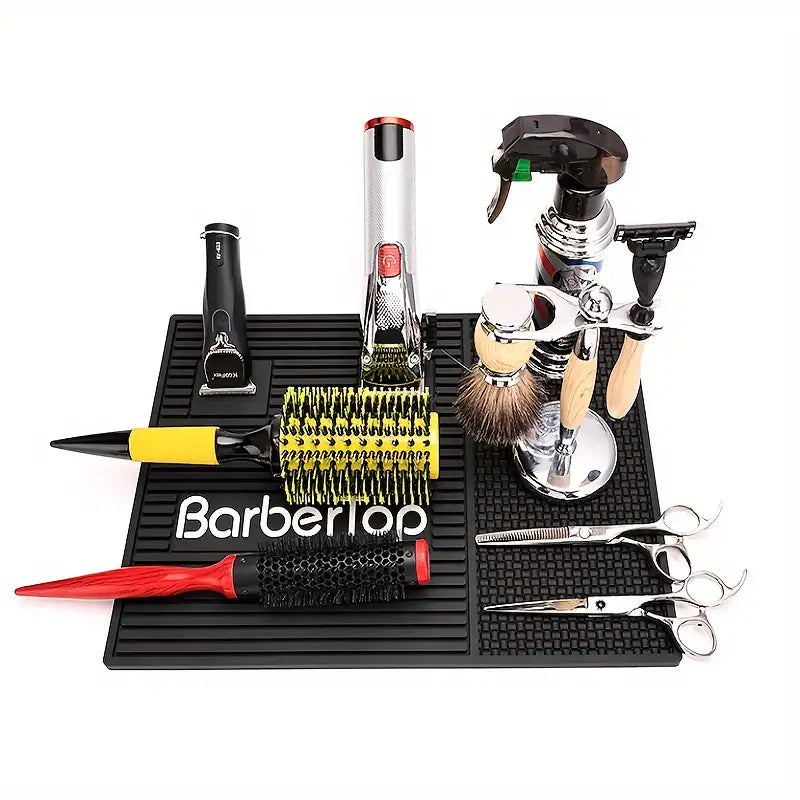 BarberShop Barber Tools Mat Magnetic Barber Station